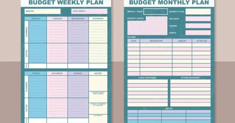 how to plan monthly budget