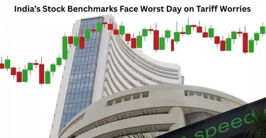india’s stock benchmarks face worst day on tariff worries
